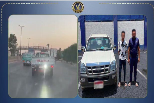 ضبط قائد سيارة ربع نقل لتثبيته كشاف عالي الإضاءة بصورة تعيق الرؤية للآخرين