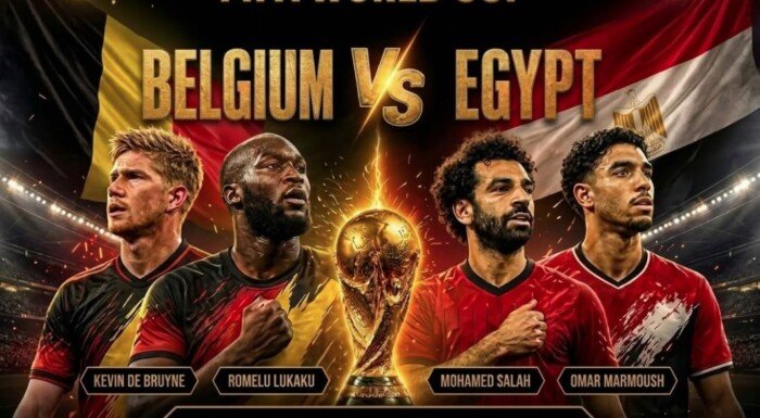 القنوات الناقلة لمباراة مصر وبلجيكا في كأس العالم 2026
