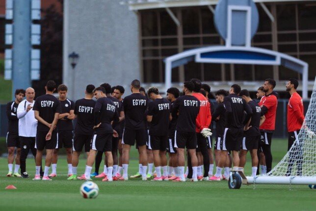 تدريبات قوية لمنتخب مصر في سبوكين قبل ختام دور المجموعات (صور)