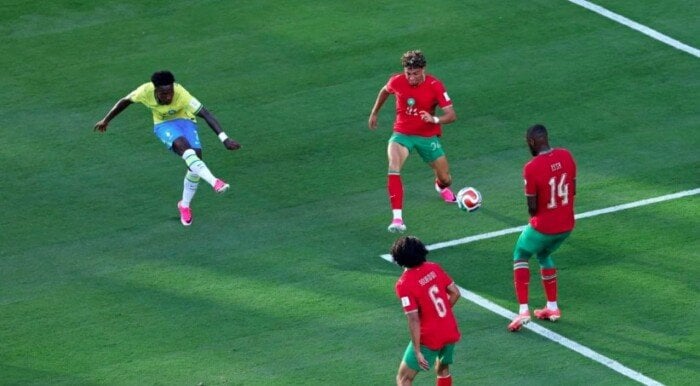 كأس العالم 2026.. «فينيسيوس» يرفع شعار التحدي بعد التعادل ضد المغرب: «ليس أمامنا وقت للبكاء»
