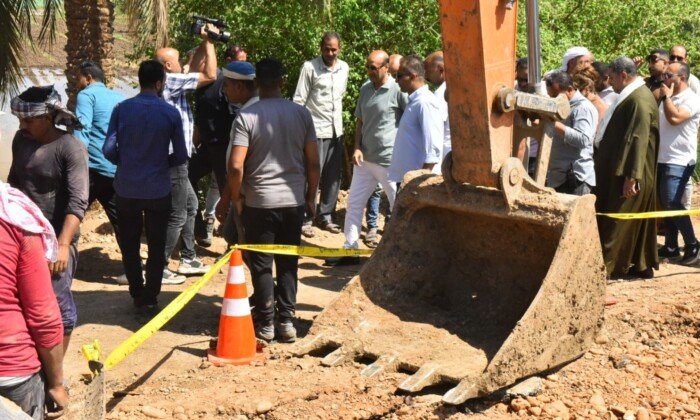 انتهاء أعمال الإصلاح لخط مياه منقباد وبدء إعادة ضخ المياه تدريجيًا للمناطق المتأثرة