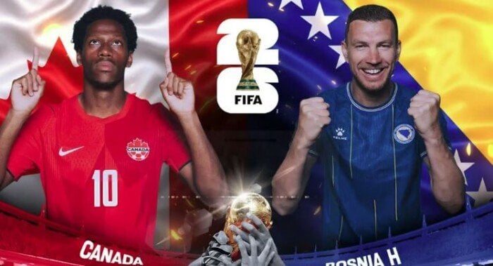 تشكيل مباراة كندا ضد البوسنة والهرسك الرسمي في كأس العالم 2026