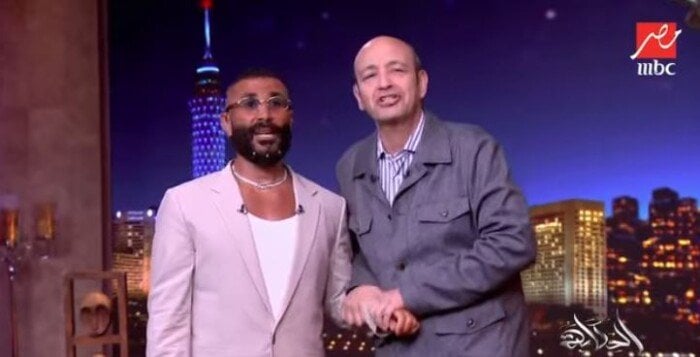 أحمد سعد يتصدر التريند بعد ظهوره مع عمرو أديب في برنامج «الحكاية»