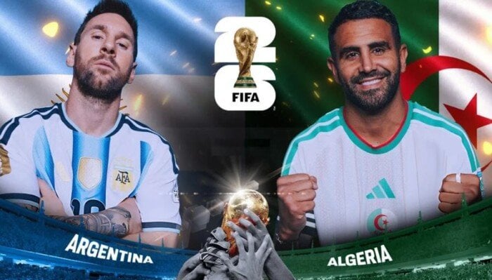 مشاهدة مباراة الجزائر والأرجنتين بث مباشر اليوم في كأس العالم 2026