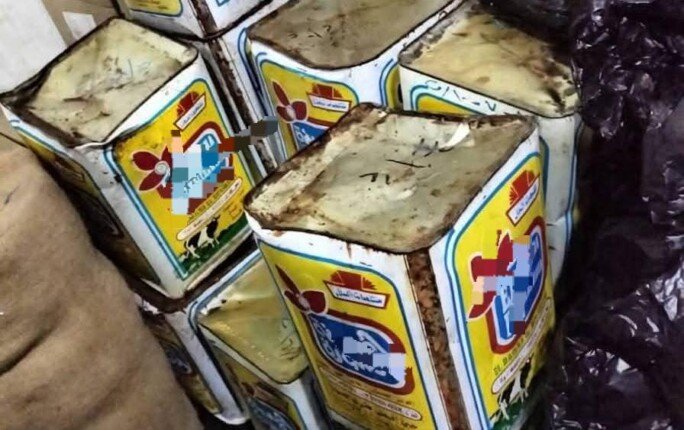 ضبط 1.5 طن جبن فاسدة قبل طرحها للبيع بالقليوبية