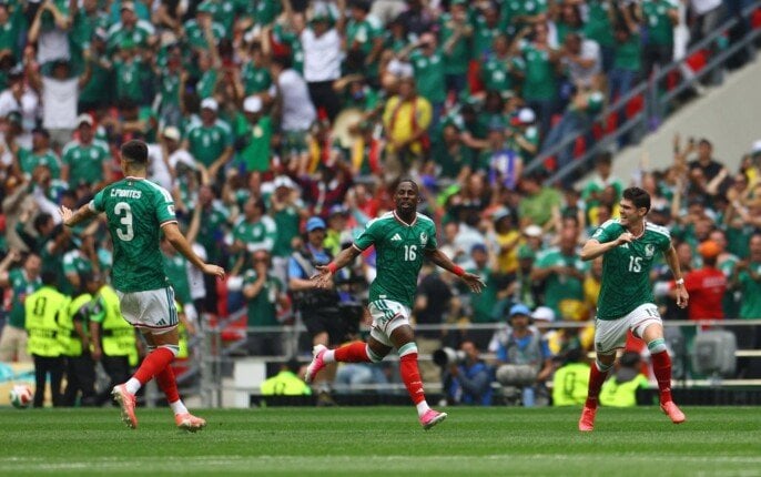 منتخب المكسيك يفتتح التسجيل أمام جنوب إفريقيا في كأس العالم 2026 «فيديو»