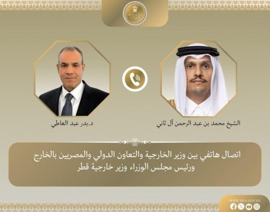 وزير الخارجية لنظيره القطري: أمن الخليج جزء لا يتجزأ من الأمن القومي المصري والعربي