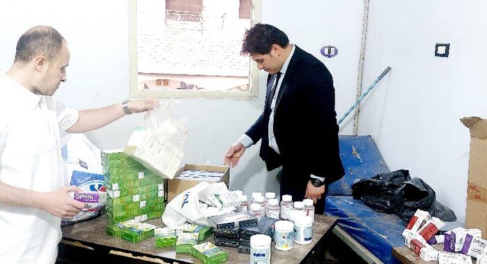 ضبط مركز تغذية علاجية وعيادة أطفال مخالفين خلال حملة بسمسطا