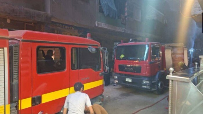 السيطرة على حريق اندلع داخل مطعم مشويات بمدينة العبور