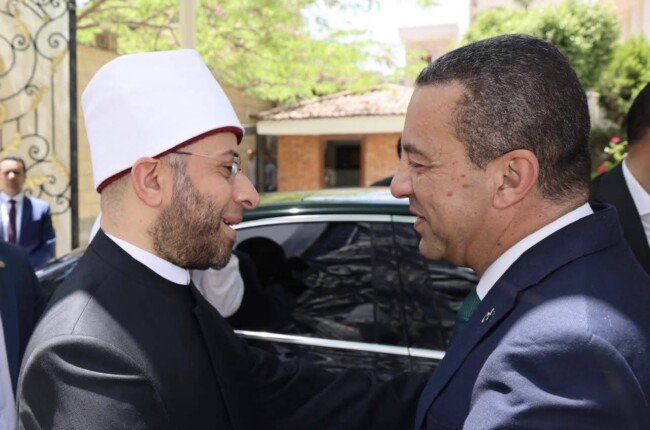 محافظ المنوفية يستقبل وزير الأوقاف علي هامش افتتاح المسجد القبلي بمنشأة سلطان