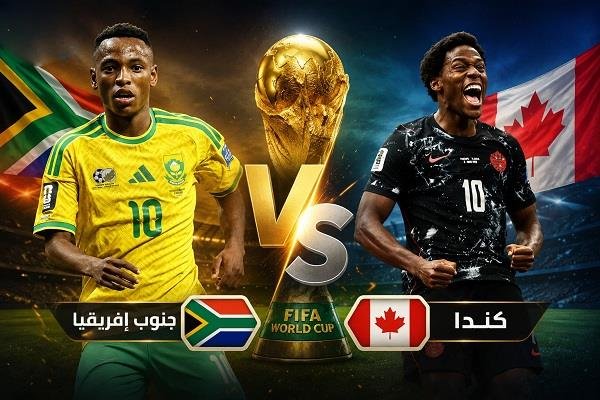 موعد مباراة كندا وجنوب أفريقيا في الدور الـ32 بكأس العالم 2026.. والقنوات الناقلة
