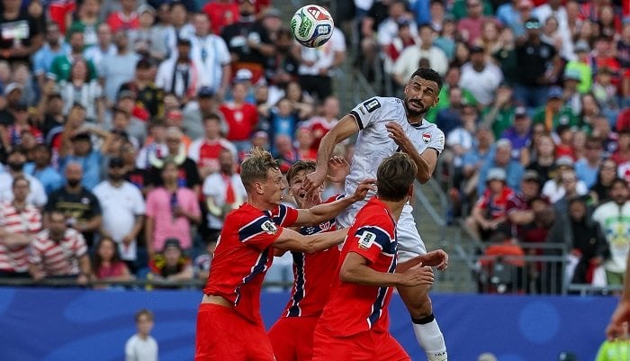 العراق يسقط برباعية أمام النرويج في افتتاح مشواره بـ كأس العالم 2026 «فيديو»