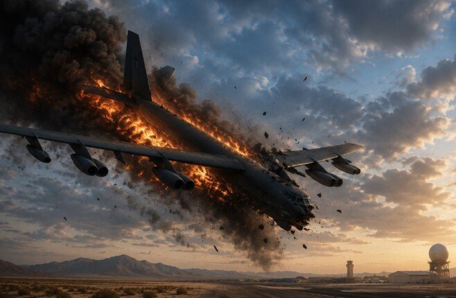 8 قتلى بينهم عسكريون.. ما سبب تحطم قاذفة B-52 الأمريكية؟