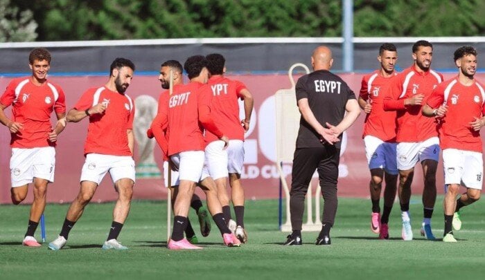أجواء حماسية في مران منتخب مصر الأخير قبل مواجهة إيران «فيديو»