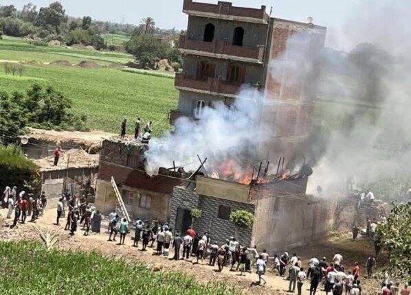 السيطرة على حريق منزل بميت خاقان في المنوفية دون إصابات