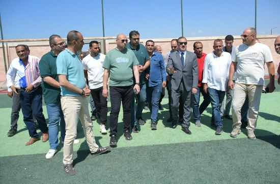 أبو ليمون يتفقد مركز شباب قرية الرضوان جنوب بورسعيد