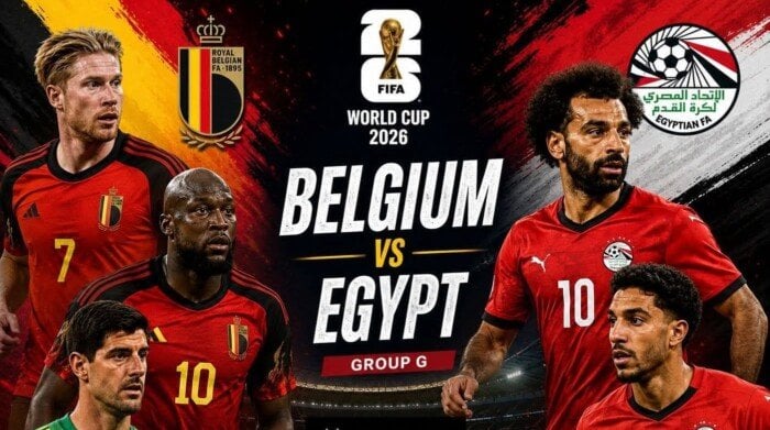 موعد مباراة مصر وبلجيكا اليوم في كأس العالم والقنوات الناقلة والتشكيل