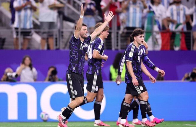 كأس العالم 2026.. الأرجنتين تتقدم بثنائية نظيفة أمام الأردن في الشوط الأول «فيديو»