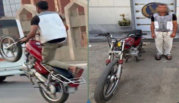 حركات استعراضية وسط الشارع.. القبض على السائق المتهور في الوايلي | فيديو
