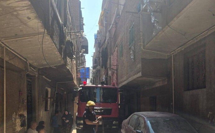 السيطرة على حريق شقة سكنية بحوض العمدة في شبرا الخيمة