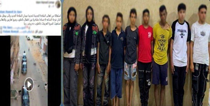 معاكسة فتاتين تُشعل مشاجرة بين طرفيين في شوارع السويس (فيديو)