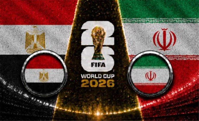 موعد مباراة مصر وإيران والقنوات الناقلة في كأس العالم 2026