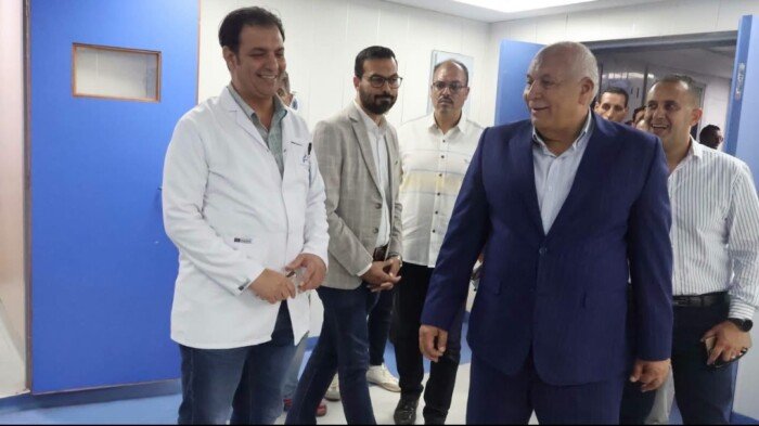 محافظ مطروح يتفقد مستشفى العلمين النموذجي