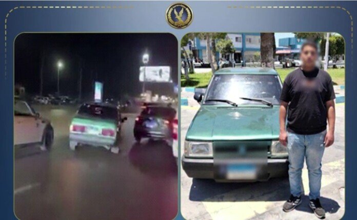 الداخلية تضبط سائق سيارة مارس حركات استعراضية متهورة بالإسكندرية