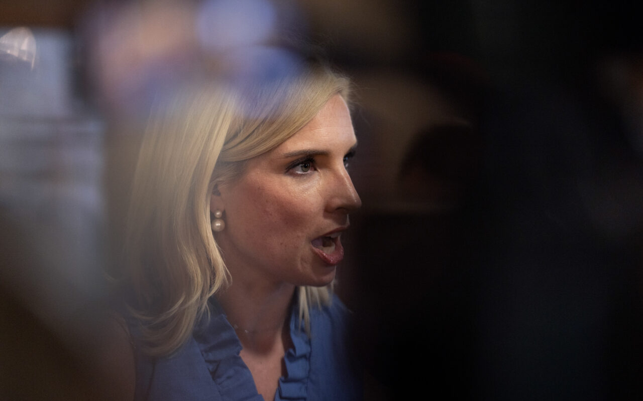 Trump ally admits political risk of Iran war at campaign event