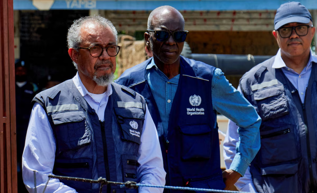 WHO chief wraps up visit to Ebola-hit Congo, briefs president on response 
