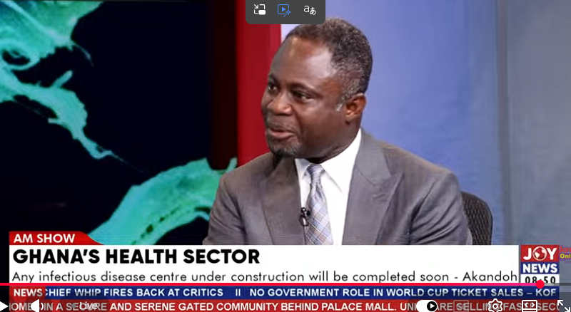 Infectious Disease Centre will be completed and used soon — Health Minister