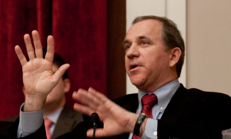Trump mulls pardon for disgraced lawmaker jailed for insider trading – amid uproar over president’s own share buys