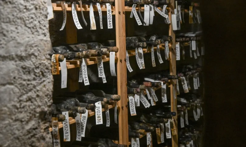 Legendary 130-year-old French wine restored after decades under Czech castle floor