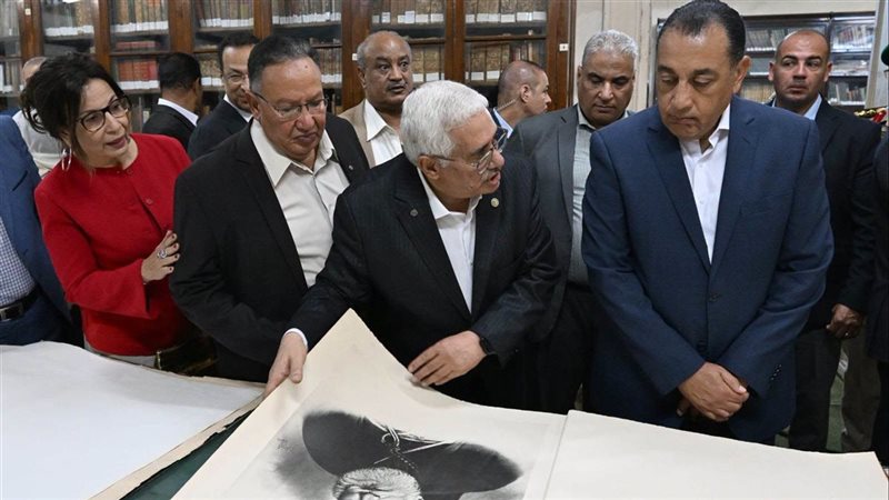رئيس الوزراء يتفقد المبنى التاريخي للجمعية الجغرافية المصرية