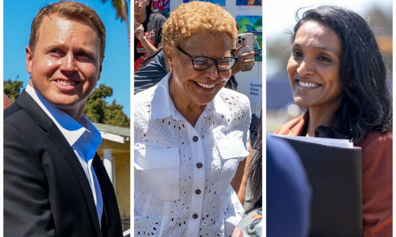 It’s a fight to the finish in L.A.’s wild mayoral primary