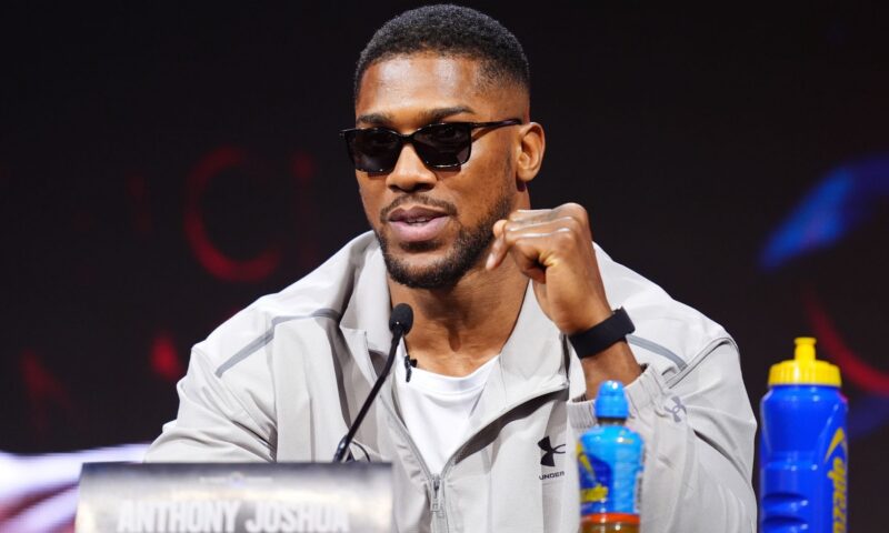 ‘It’s bigger than me’: Anthony Joshua vows to fight for parents of friends killed in car crash