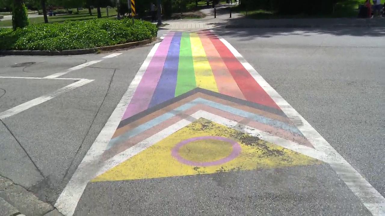 Would-be politician takes responsibility for defacing Surrey Pride crosswalk