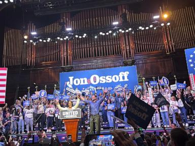 Jon Ossoff and Keisha Lance Bottoms show off head start in Georgia as Republicans battle in runoff