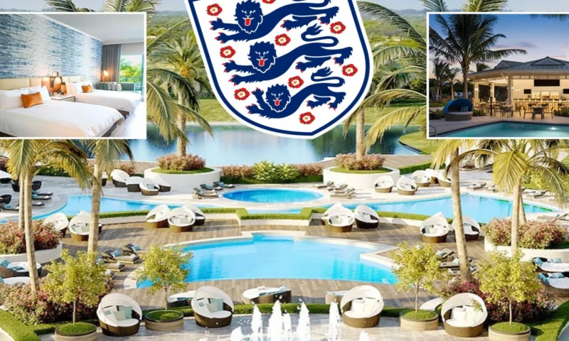Inside England squad’s $100million luxury World Cup hotel with sprawling golf course and foie gras for dinner