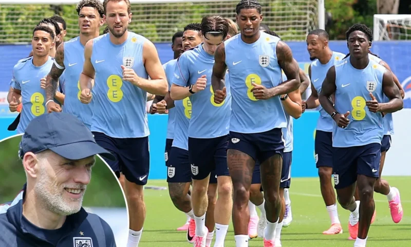 England stars train in US for first time in 32C Miami heat as they prepare for World Cup opener against Croatia