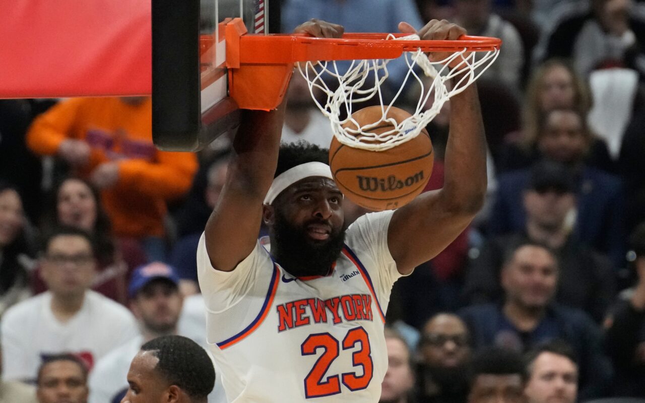 Mitchell Robinson avoiding media as mystery grows around broken pinky ahead of NBA Finals