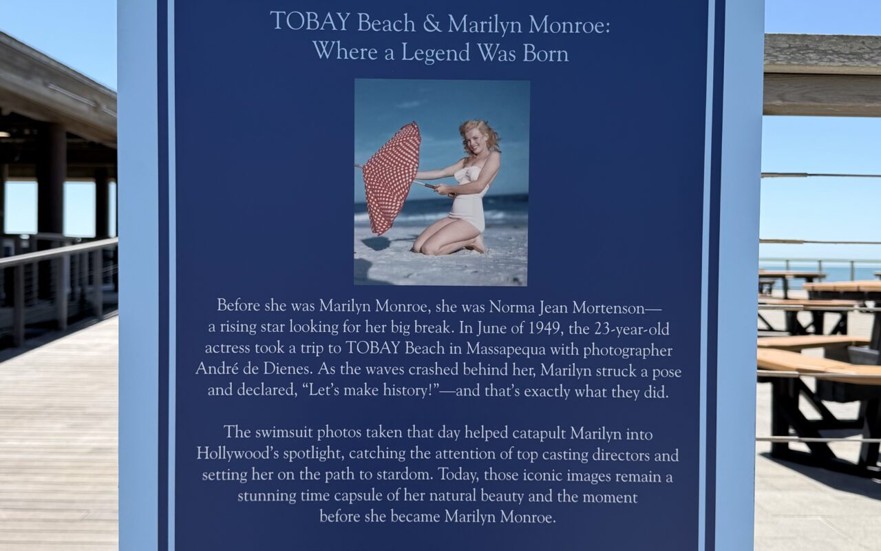Long Island beach with special tie to Marilyn Monroe reveals touching tribute for legend’s 100th birthday