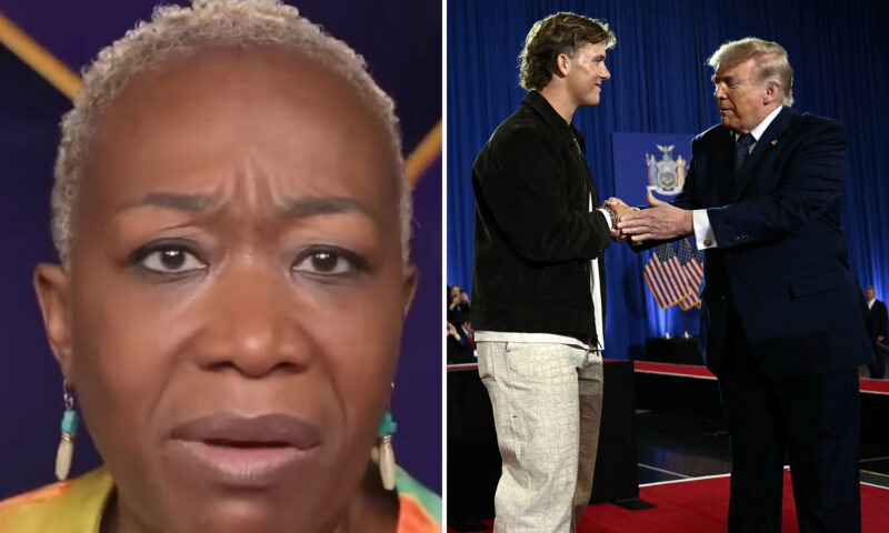 Ex-MSNBC host Joy Reid rants she’s a ‘former’ Giants fan after ‘idiot’ Jaxson Dart introduced Trump