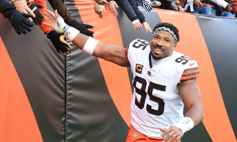 Fans convinced LA-native Chloe Kim ‘had something to do’ with shocking Myles Garrett Rams trade