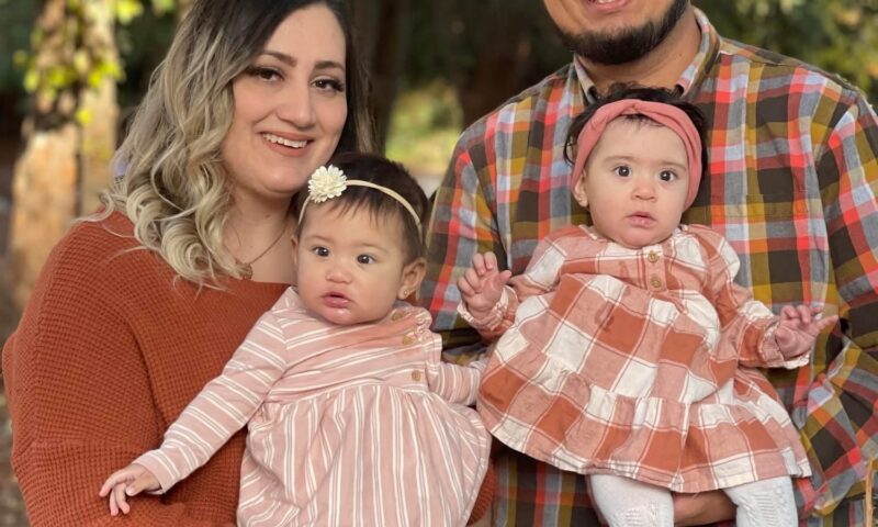 Adorable twin girls, 4, are killed in horrific car crash on the way to family graduation ceremony