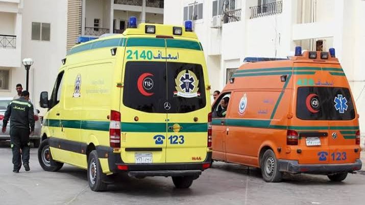 إصابة 10 عمال في انقلاب سيارة ربع نقل على الطريق بمدينة جمصة.. أسماء