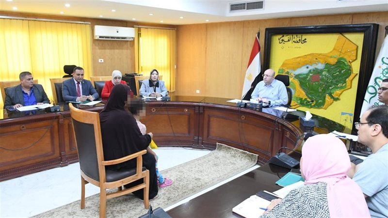 تداخلات لتوفير الحماية الاجتماعية للأسر الأولى بالرعاية بلقاء خدمة المواطنين بالفيوم
