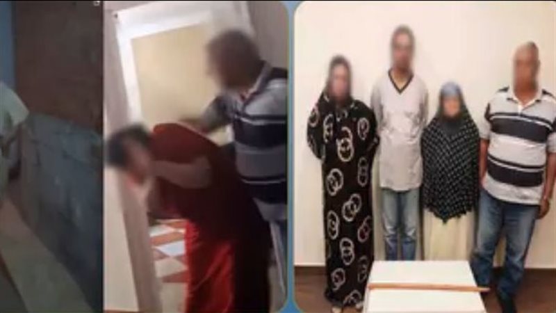 القبض على المتهمين بالتعدى بالضرب على البلوجر أم حنين بالإسكندرية (فيديو)