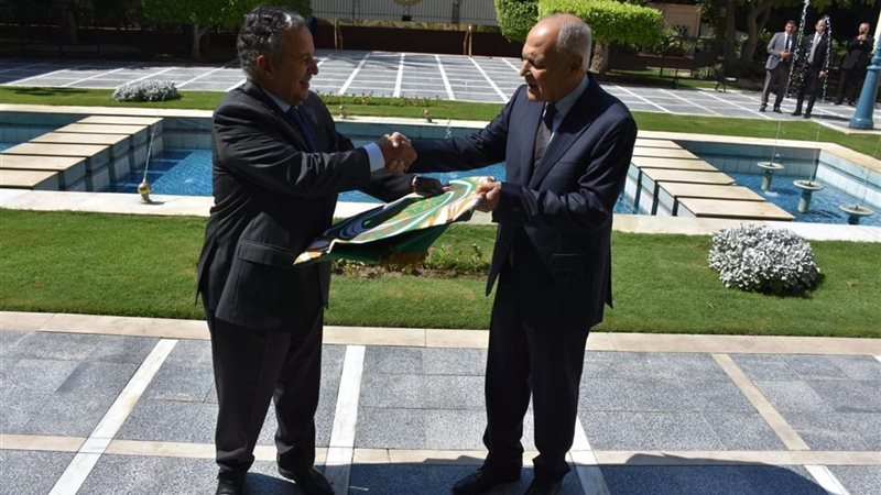 نبيل فهمي يتسلم مهامه أمينا عاما لجامعة الدول العربية (صور)