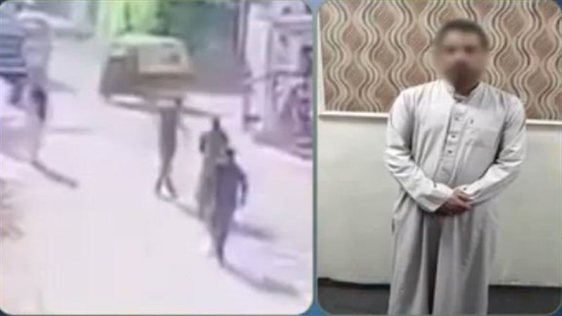 ضبط عامل تعدى على فتاة بالضرب والسب في البحيرة (فيديو)